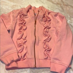 Janie and Jack ruffled Zippered front Jacket.